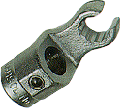 24mm Flare End fitting, 16mm spigot