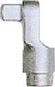 3/4" Fixed Head End fitting, 22mm spigot