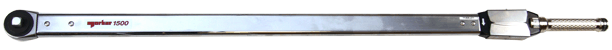 Torque wrench, 1" ratchet, adjustable, N·m/lbf·ft; Model 1500