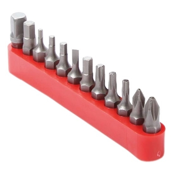 12 Piece 1/4", Hex Bit Set